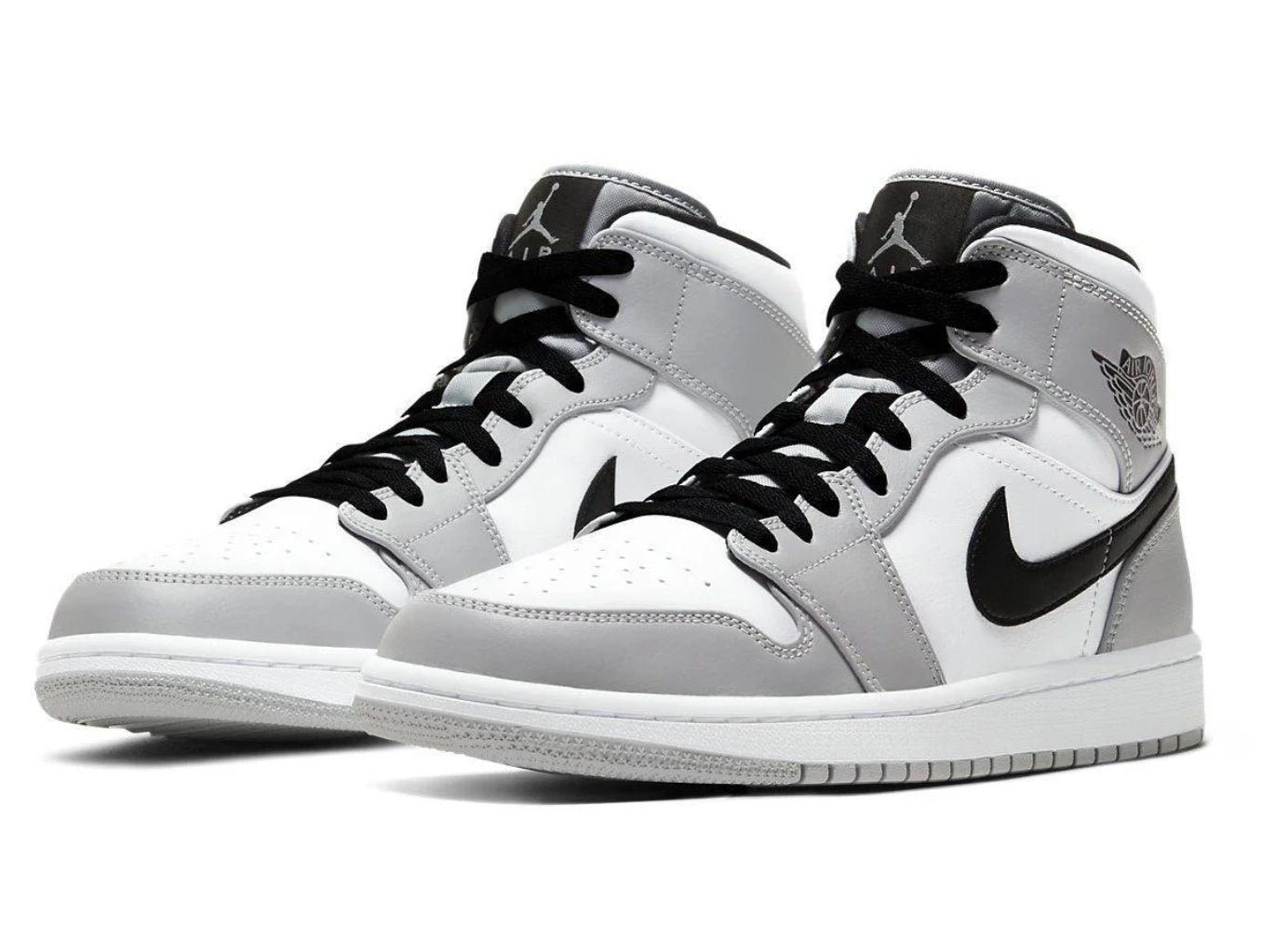 Jordan 1 Mid Light Smoke Grey