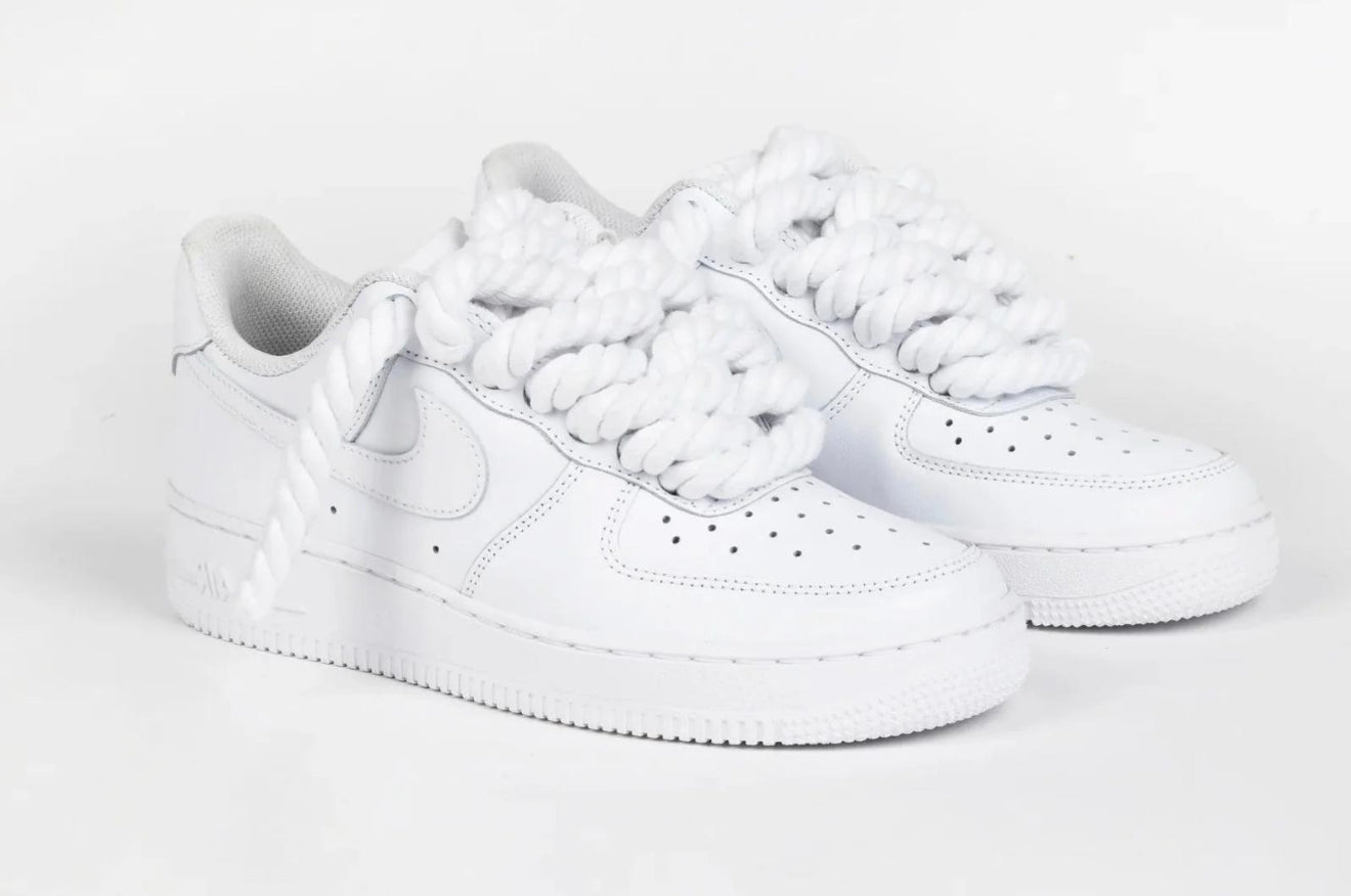 Air Force 1 07 White Rope laces White
