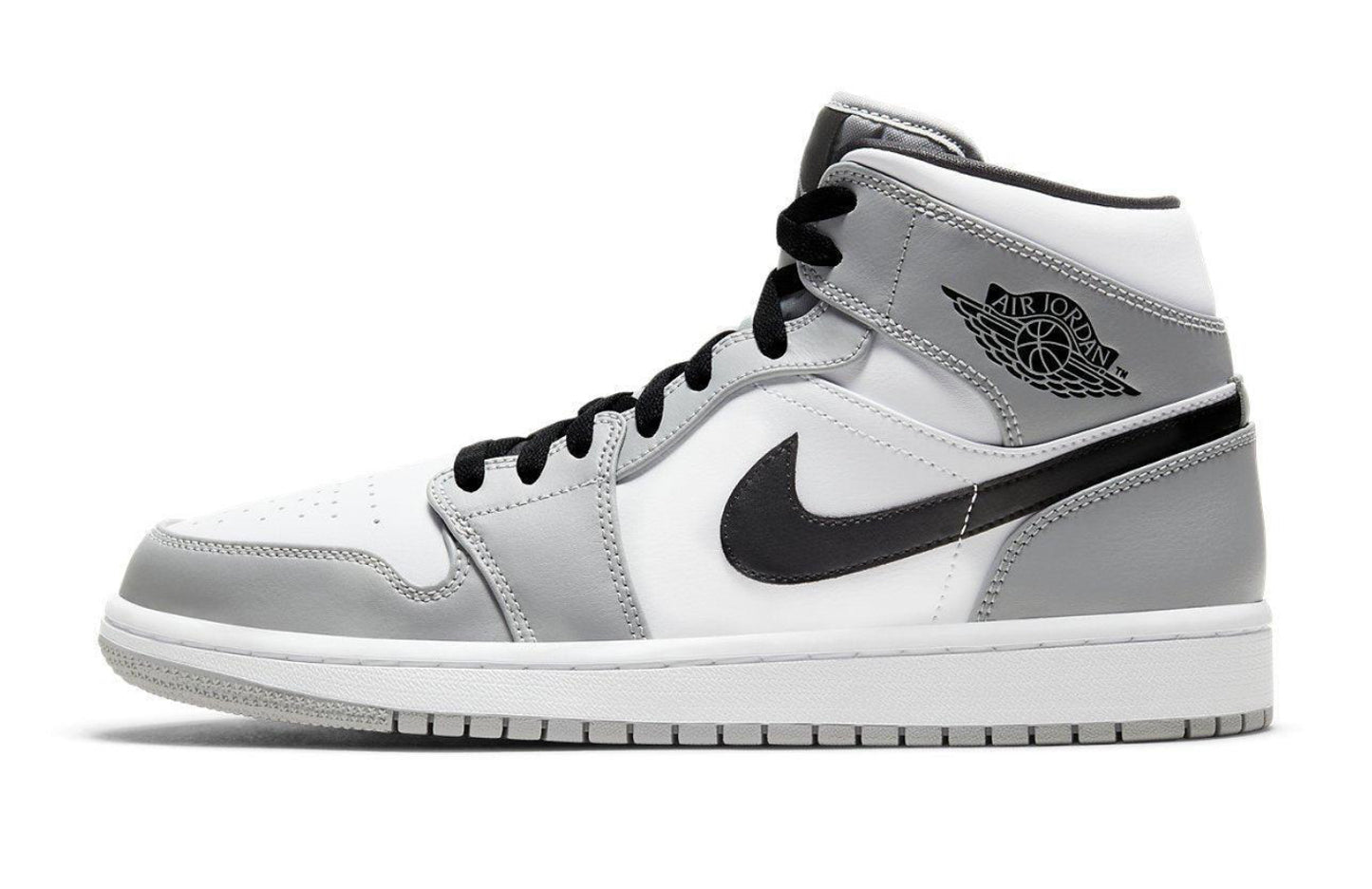 Jordan 1 Mid Light Smoke Grey