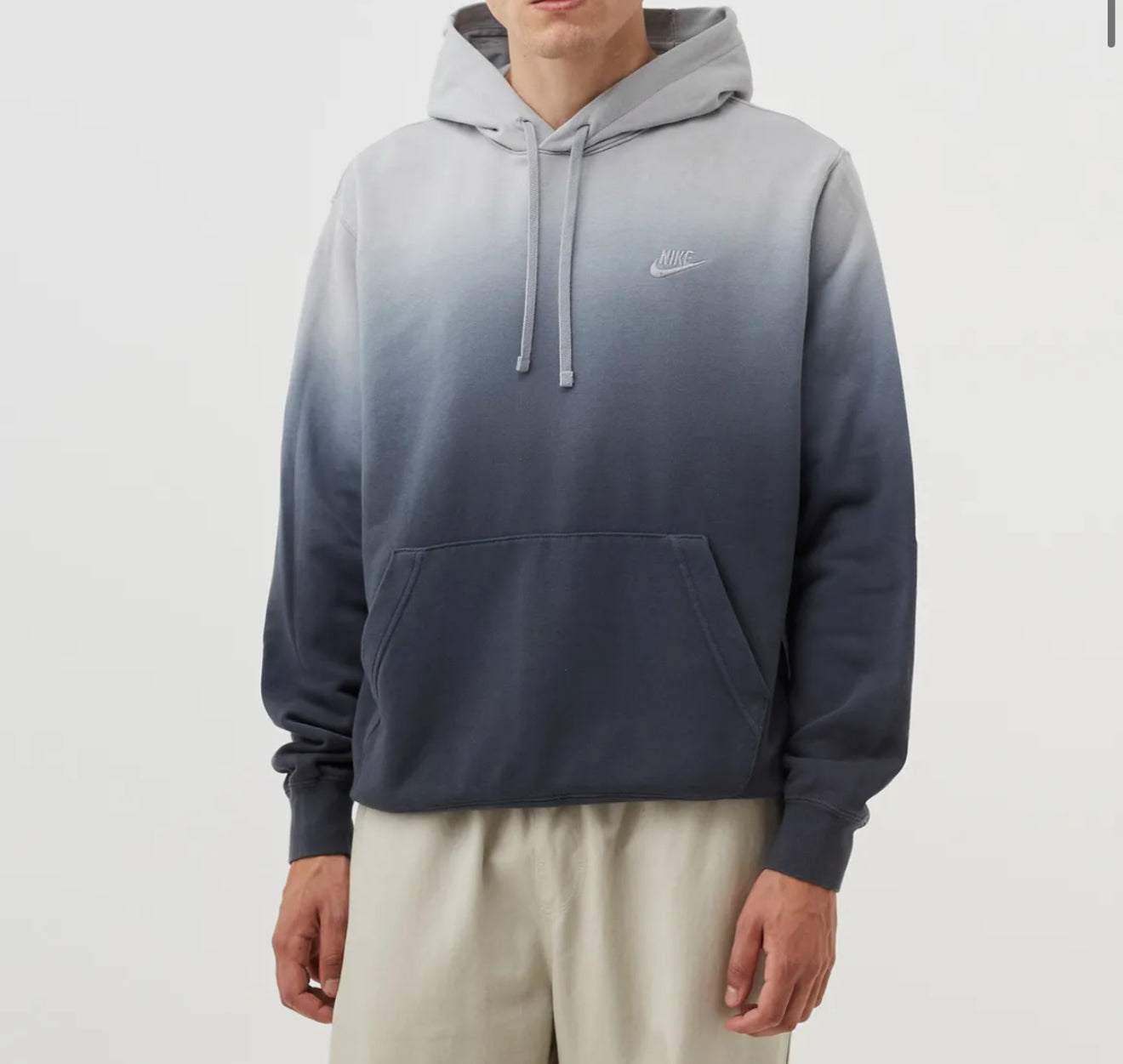 Nike French Terry Dip-dyed pullover hoodie