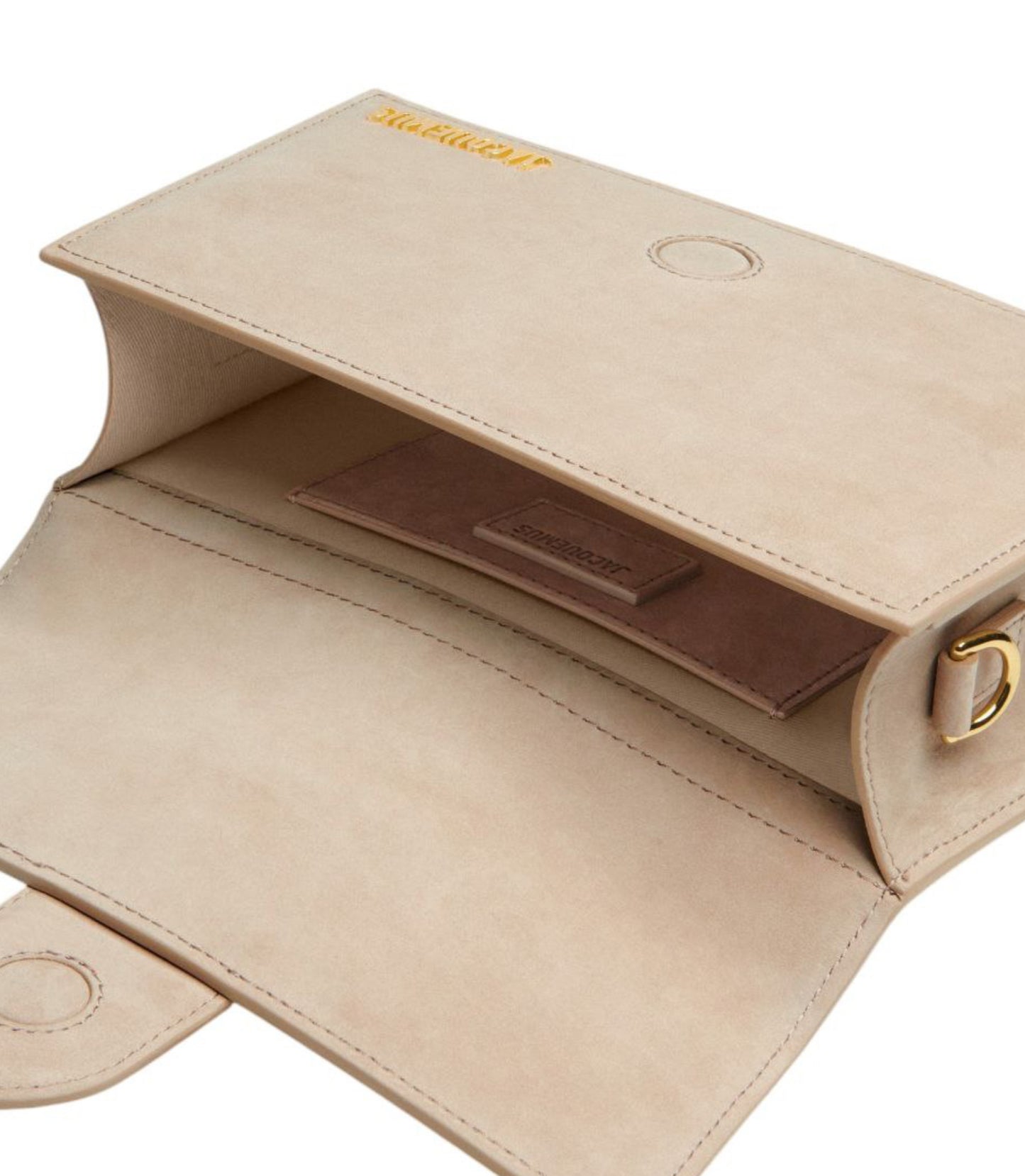 JACQUEMUS Le Grand Bambino dark beige nabuk