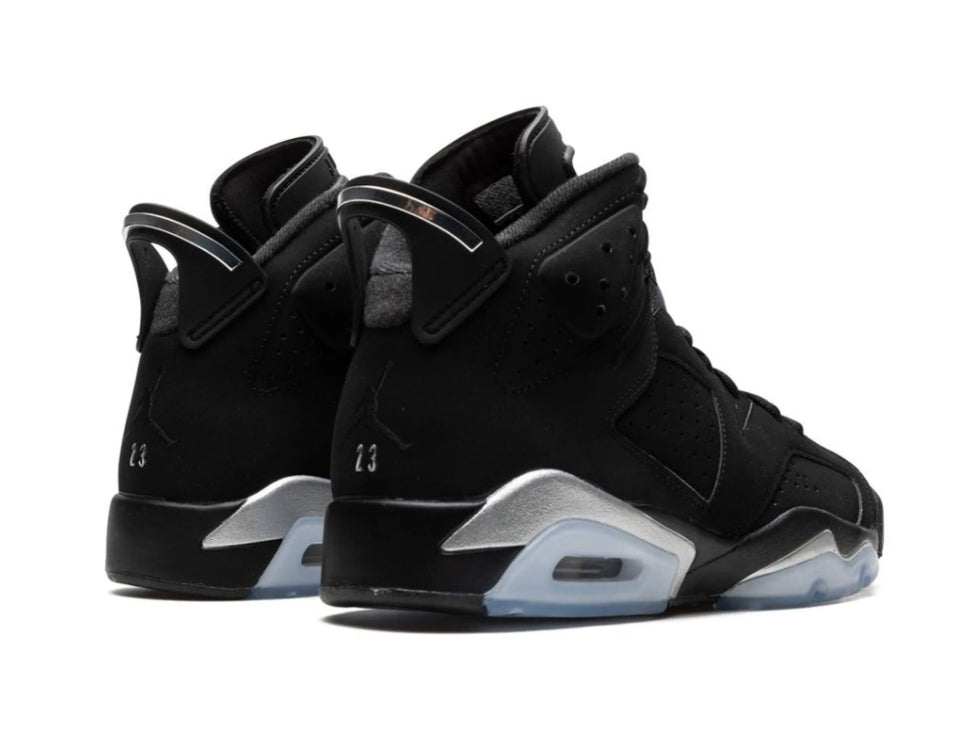 Jordan 6 argento metallizzato cromato