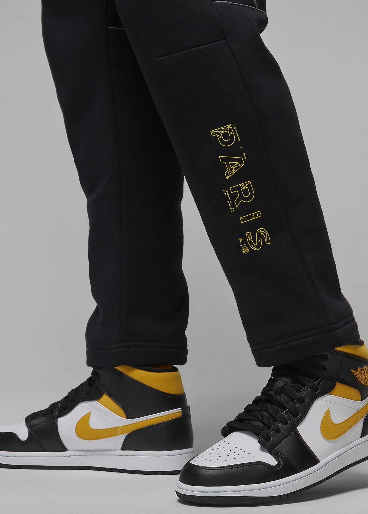 Jordan X PSG Fleece Pant ‘black tour yellow’