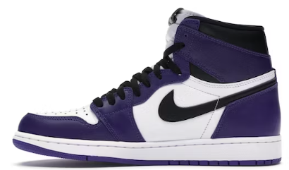 Jordan 1 Retro High Court Purple White