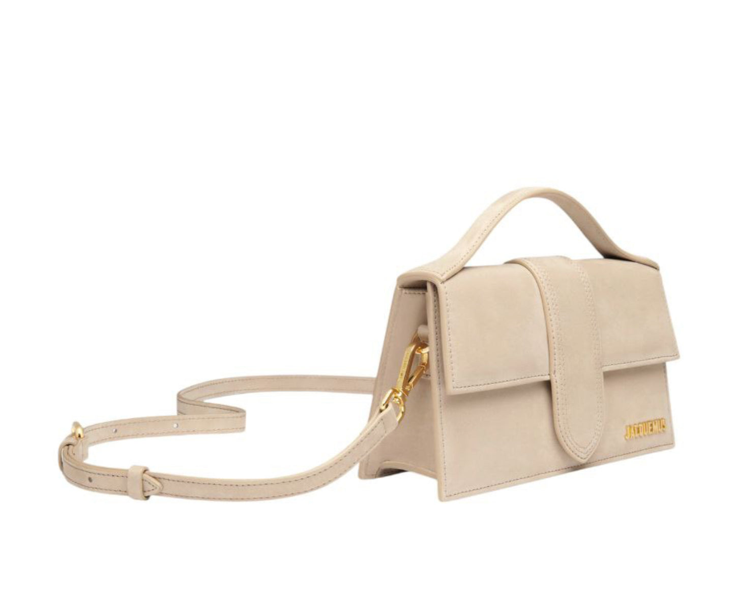 JACQUEMUS Le Grand Bambino dark beige nabuk