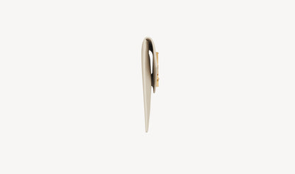 POCHETTE SAINT LAURENT UPTOWN IN PELLE GOFFRATA GRAIN DE POUDRE