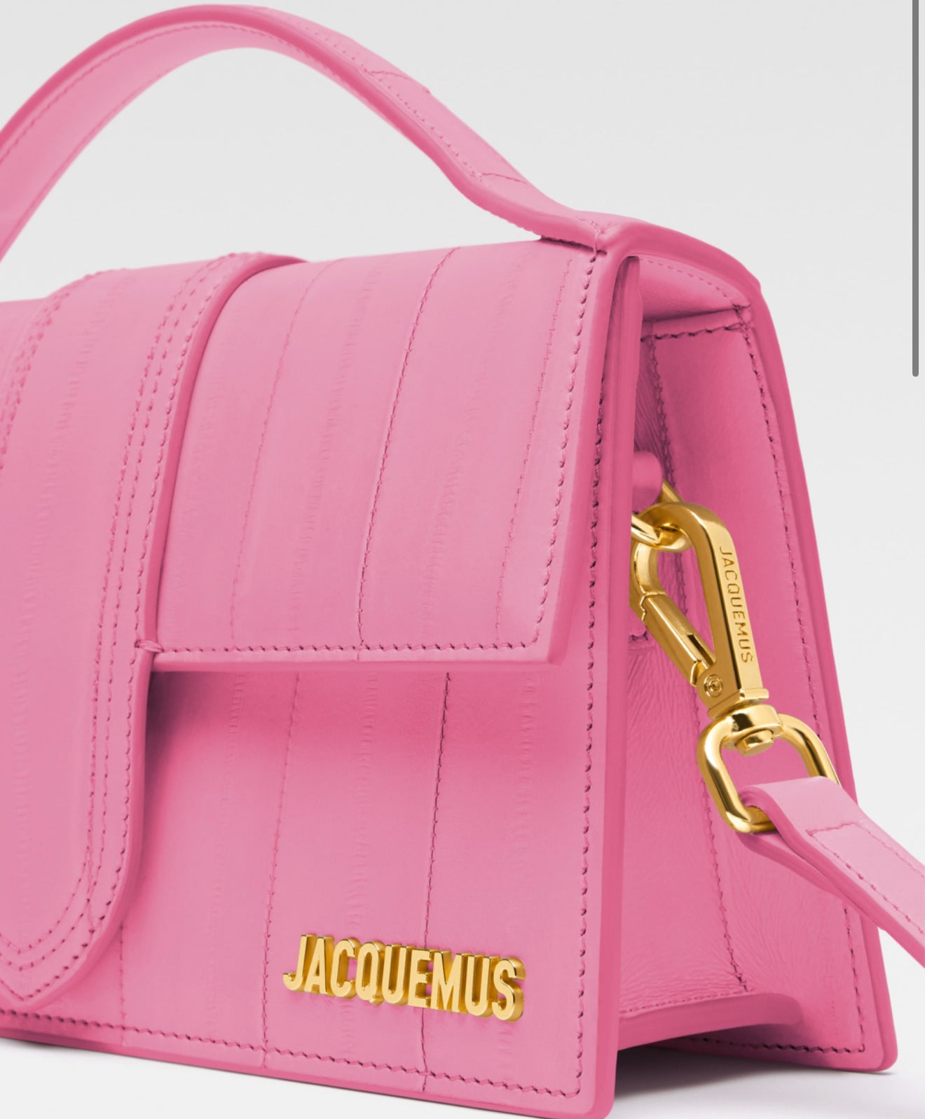 Jacquemus Le Grand Bambino ‘pink coccodrillo’