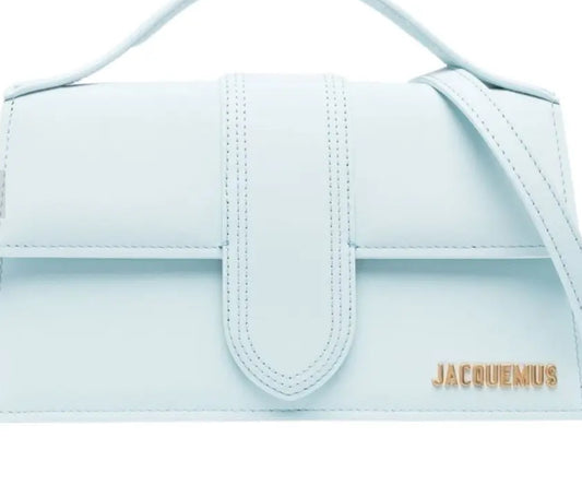 Jacquemus Le Grand Bambino ‘tiffany’ in velluto
