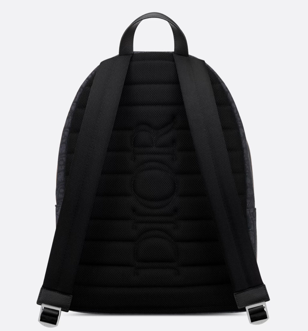Zaino Dior Rider Jacquard Oblique Black