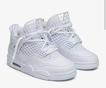 Jordan 4 RETRO Net ‘White metallic gold’
