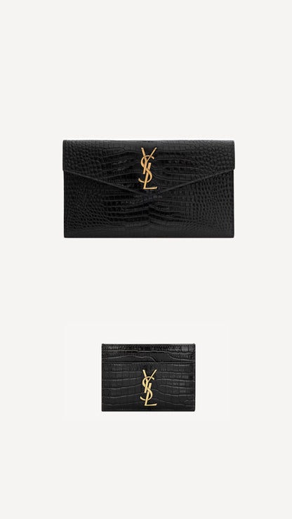 Bundle: Pochette Saint Laurent; Porta Carte Saint Laurent