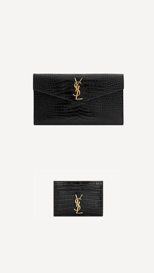 Bundle: Pochette Saint Laurent; Porta Carte Saint Laurent