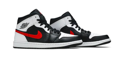 Jordan 1 Mid 'chile red white'