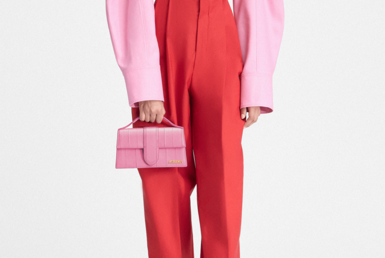 Jacquemus Le Grand Bambino ‘pink coccodrillo’