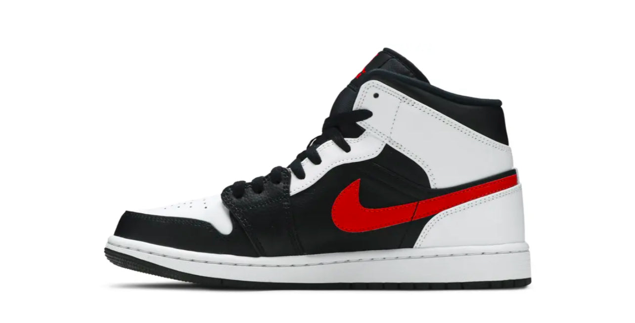 Jordan 1 Mid 'chile red white'