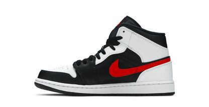 Jordan 1 Mid 'chile red white'
