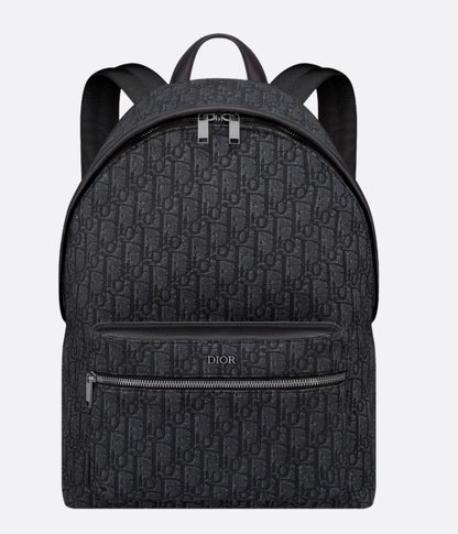 Zaino Dior Rider Jacquard Oblique Black