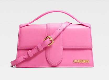 Jacquemus Le Grand Bambino Crossbody Flap Bag Pink