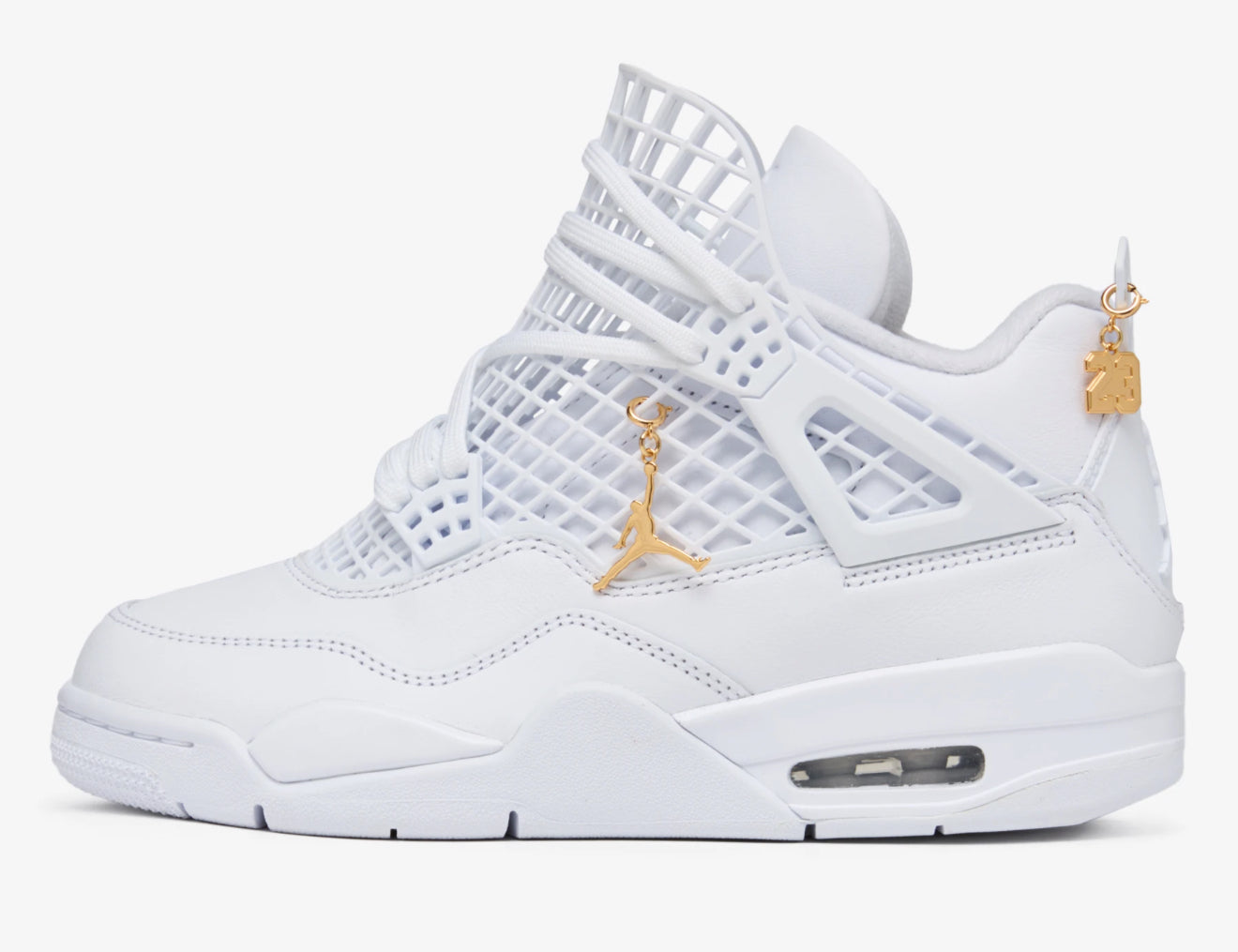 Jordan 4 RETRO Net ‘White metallic gold’