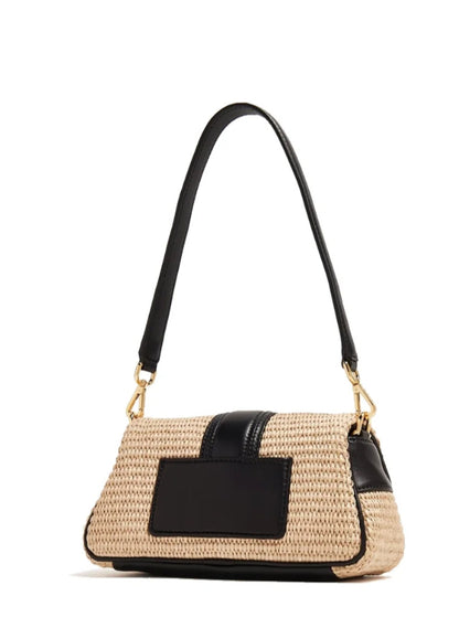 Jacquemus Le Petit Bambinou Rafia ‘ivory black’