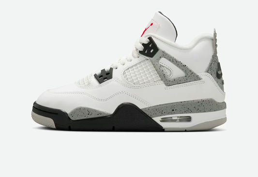 Jordan 4 Retro 'white cement' GS(2025)