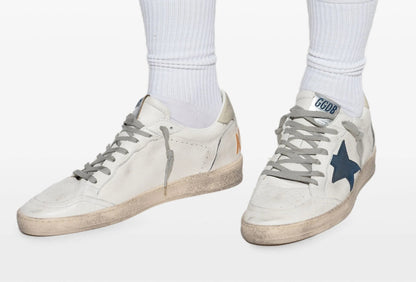 Golden Goose Ball Star White Blue