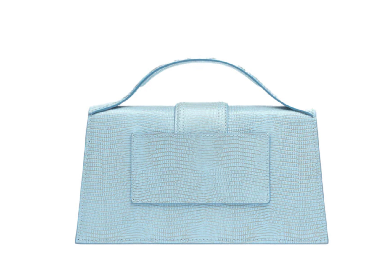 Jacquemus Le Grand Bambino ‘Light blue lizard’
