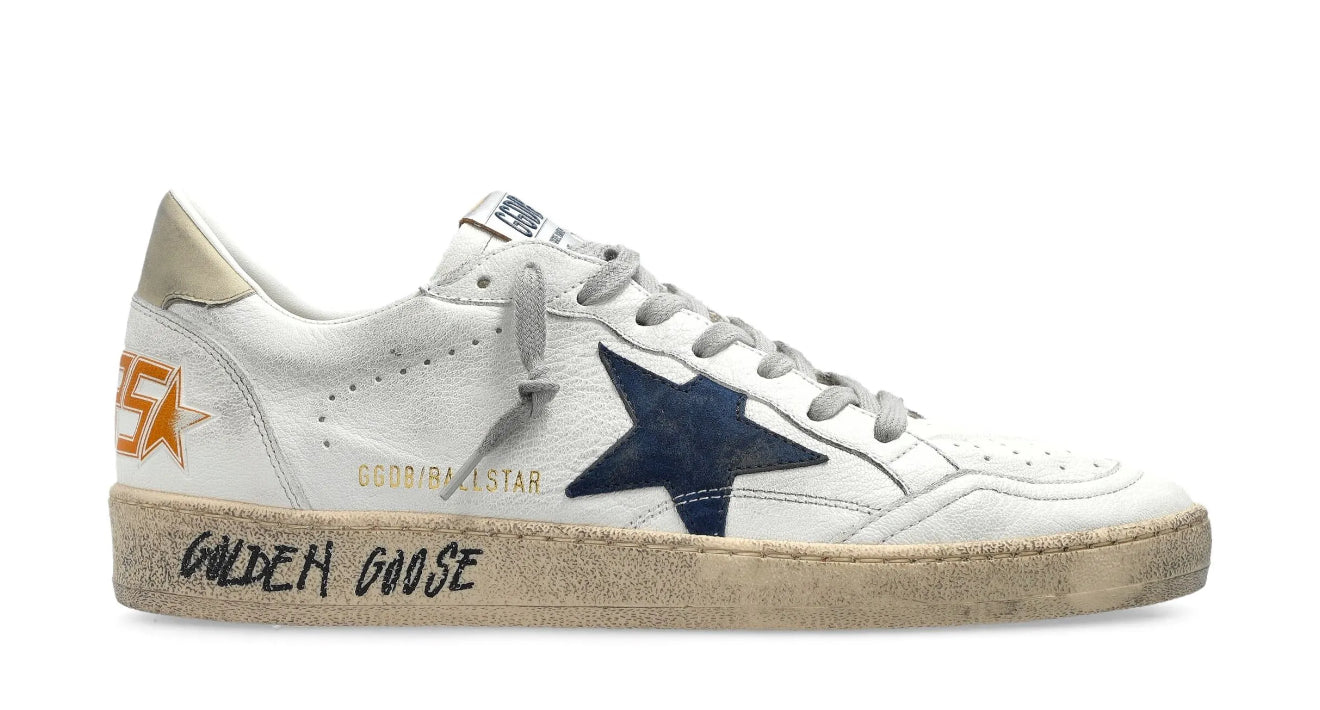 Golden Goose Ball Star White Blue