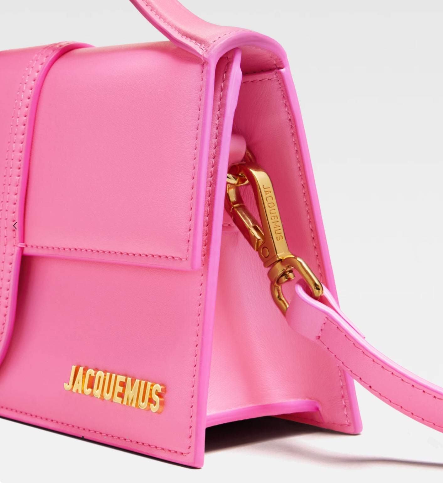 Jacquemus Le Grand Bambino Crossbody Flap Bag Pink
