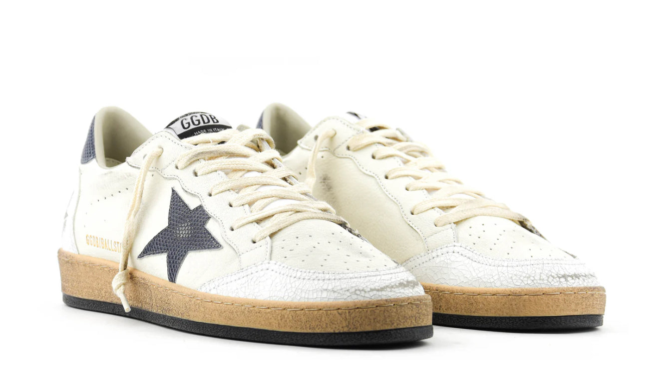 Golden Goose Ball Star White Dusty black