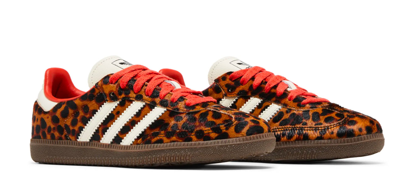 Adidas Samba OG Preloved Red Leopard  (W)