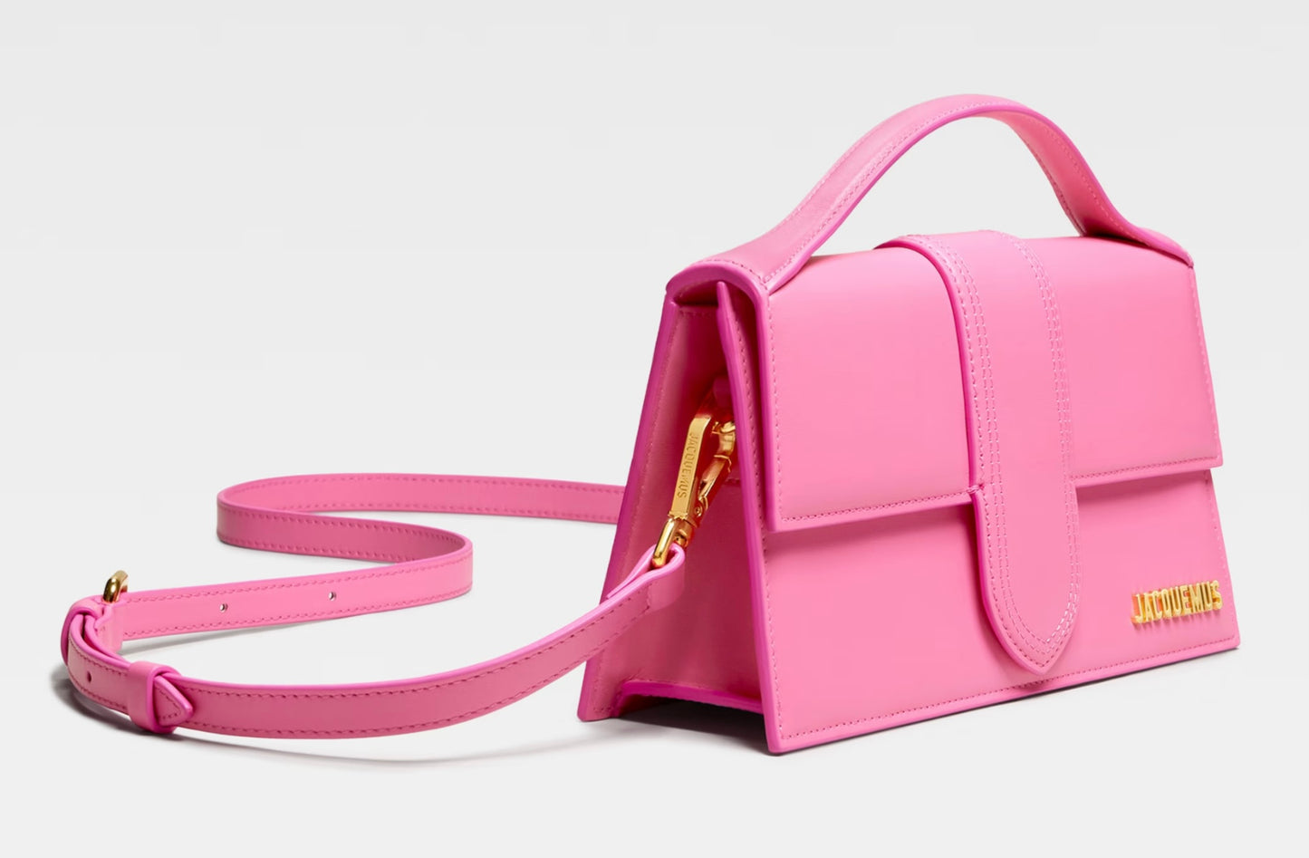 Jacquemus Le Grand Bambino Crossbody Flap Bag Pink
