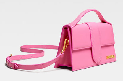 Jacquemus Le Grand Bambino Crossbody Flap Bag Pink
