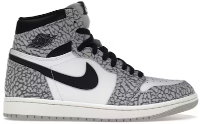 Jordan 1 Retro High OG White Cement