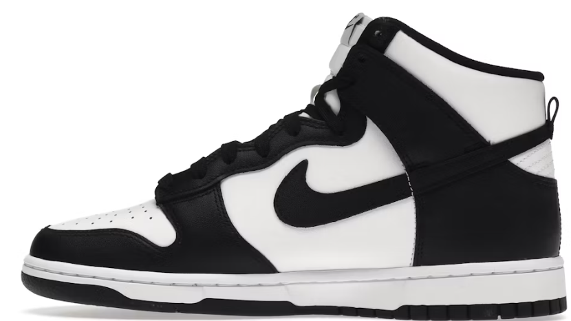 NIke Dunk High Panda black white