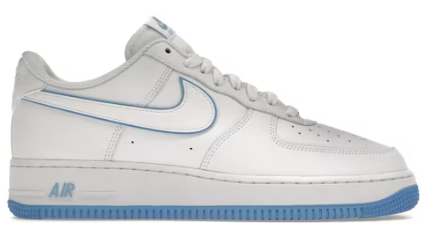 Nike Air Force 1 Low '07 White Blue UNC